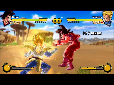 Dragon Ball Z Burst Limit Goku vs Vegeta HARDEST LEVEL EPIC FIGHT