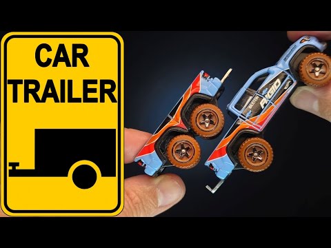 🔥 I Turned 3 Hot Wheels Tacomas Into a Monster Trailer Build 😱