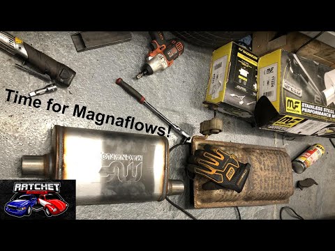 Installing Magnaflows on The Man -- 2009 Crown Victoria P71