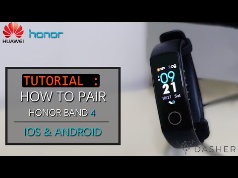 Huawei Honor Band 4 - How to Pair & Change UI from CN to ENG (Same pairing with Honor Band 5)