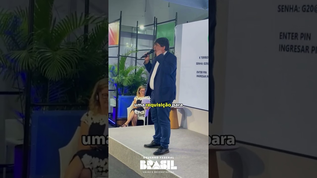 Informe do secretário nacional de Assistência Social, André Quintão, na Cúpula Social do G20.
