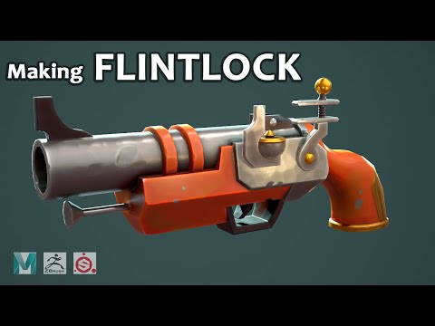 Creating a Flintlock with Maya, Zbrush and Substance Painter