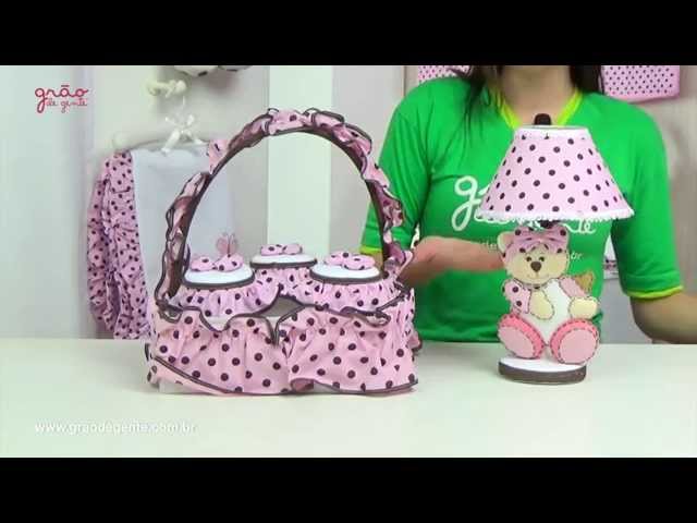 Kit Acessórios Ursa Baby Rosa | Ref: 47581