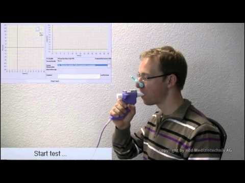 NDD Easy-on-PC Spirometer | FVL Flow Volume Loop test