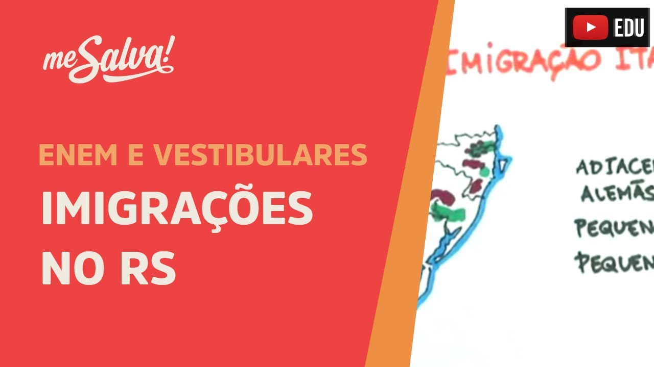 Imigrações - História UFRGS - Me Salva!