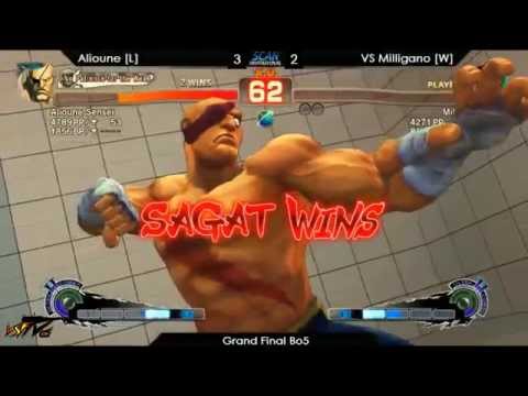 Scan USF4 Invitational: Alioune (Sagat) vs Milligano (Dicta) - Grand Final