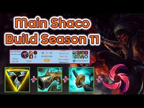 My Main Item Build for Shaco in Season 11! Ranked [League of Legends] Full Gameplay - Infernal Shaco