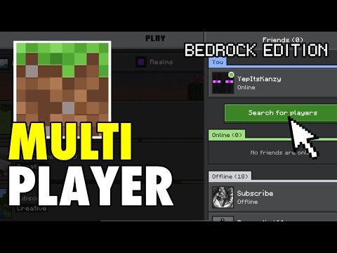 How To Play Multiplayer In Minecraft Bedrock 1.21+ | Tutorial