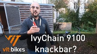 ABUS Kettenschloss IvyChain 9100 knackbar? - vit:bikesTV 217