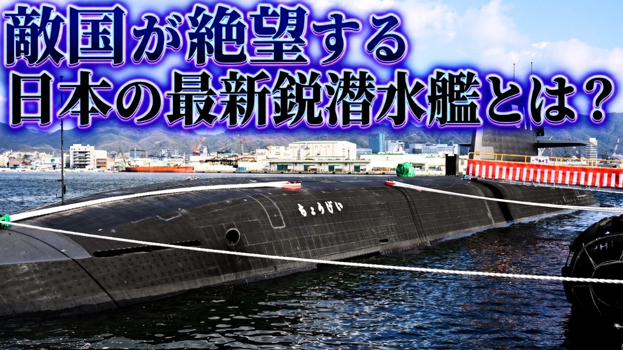 【日本の盾】最新鋭潜水艦「ちょうげい」の全貌！常識を覆す圧倒的威力が隠されている