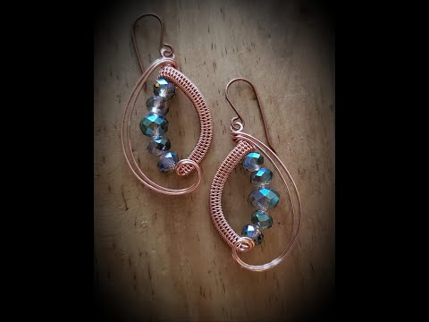 Newer Version of my Woven Leaf Earrings. Part B - Cheryl St.Pierre of Majestic Wire Artworks