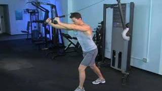 Cable Rope Power Overhead Skull Crushers