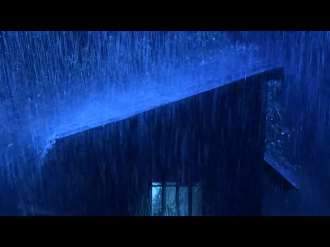 Pioggia sul Tetto - Pioggia Rilassante e Forti Tuoni sul Tetto per un Sonno Profondo di Notte