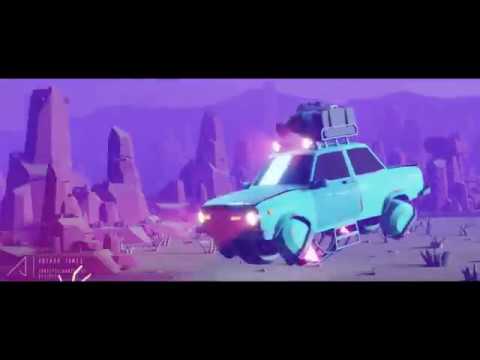 Low Poly Car Animation (Vaporwave A E S T H E T I C)