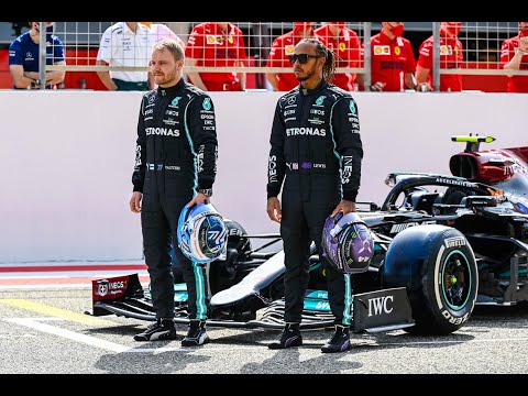 Mercedes-AMG F1 Filming Day (HD) - W12s On Track Together