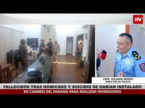 INVESTIGAN HOMICIDIO EN CARMEN DEL PARANÁ QUE TERMINÓ CON DOS FALLECIDOS