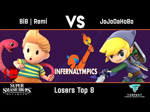 BiB | Remi (Lucas) VS JoJoDaHoBo (Toon Link) - Losers Top 8 - Domino Effect: Infernalympics