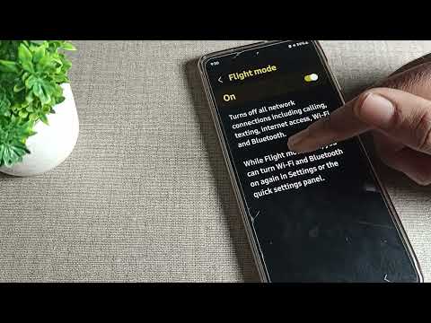 Flight Mode on galaxy A51, how to on flight mode samsung galaxy A51 phone