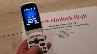 Simlock Doro PhoneEasy 632 - simlock48 pl