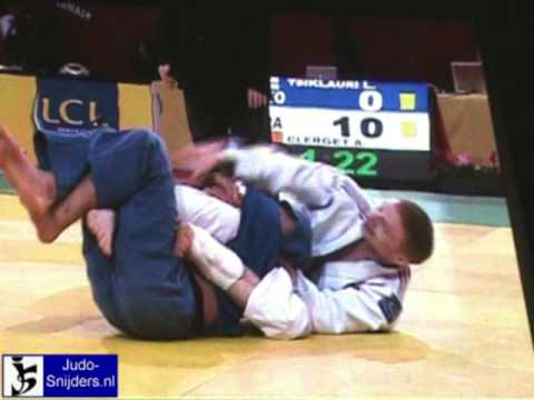 Judo 2009 Paris: Stiklauri (GEO)  Clerget (FRA) [-81kg].