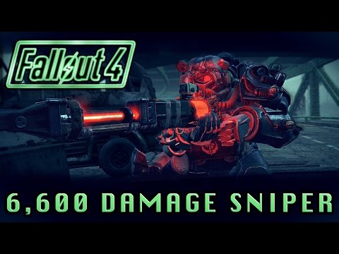 Fallout 4 | Best Sniper Rifle! (6600 Damage - Can Instantly Kill Anything) Legendary Sniper