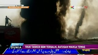Truk Pengangkut BBM Meledak, 140 Orang Tewas