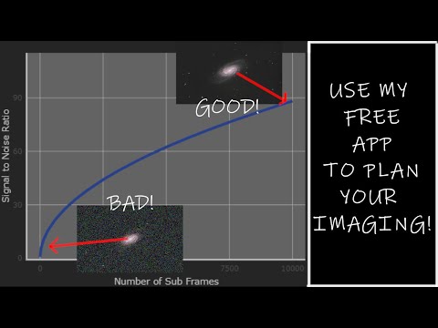 How much exposure time do I need? Use my free SNR app!