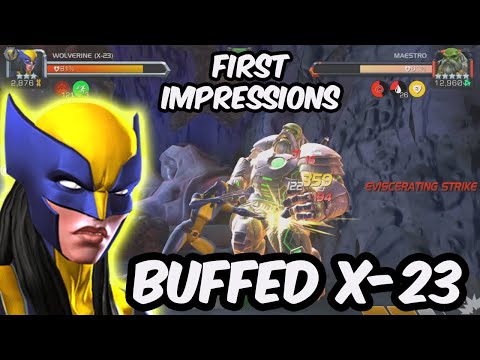 Buffed Wolverine X23 First Impressions - BEYOND RHINO TIER CONFIRMED?! - Marvel Contest of Champions