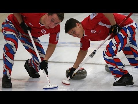 CURLING:  NOR-SCO World Junior Chps 2014 - Men Playoff 1 vs 2