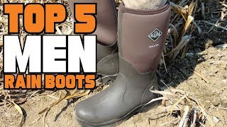 Best Rain Boots for Men Review in 2024 | Best Budget Rain Boots for Men