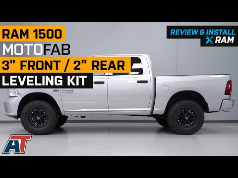 2009-2021 Ram 1500 MotoFab 3" Front / 2"Rear Leveling Kit Review & Install