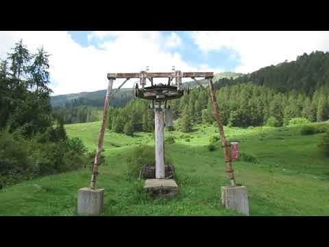 Skilift F.lli Marchisio "Campo scuola" - Monesi di Triora (IM) - impianto abbandonato
