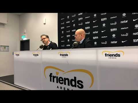 AIK Play: Presskonferens efter AIK - GIF Sundsvall 2018-11-04