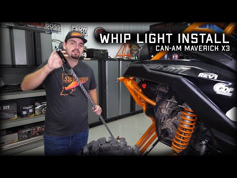 YouTube video about: Can am maverick whip lights?