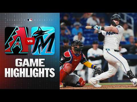 마이애미 VS 애리조나 8:0 MLB 하이라이트