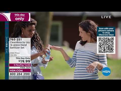 CleanBoss by Joy 16piece Hand Sanitizer Set