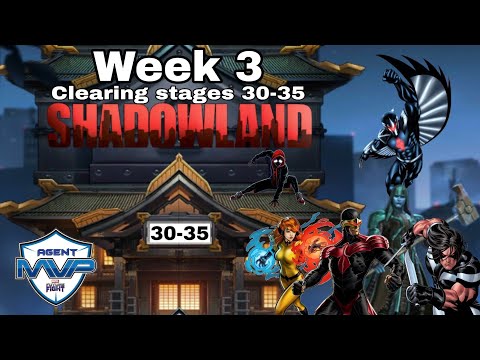 Clearing Shadowland floors 30-35. FTP Freindly. Marvel Future Fight