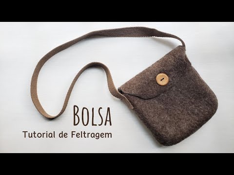 Wet  Felting Tutorial - Bag