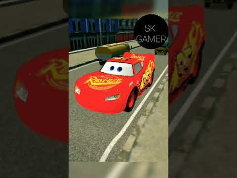 lightning mcqueen car 🚘 on speedbreaker#shorts