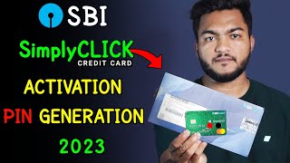 How To Activate & PIN Generate SBI SimplyCLICK Credit Card Full Process 2024