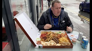 Trying a HUGE Family Sharing Box from a 9AM Opening Takeaway