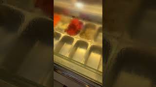 Having Icecream in ghana