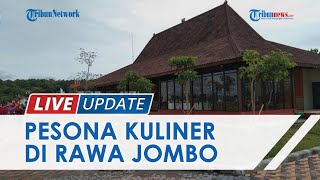 Plaza Kuliner Rawa Jombol Resmi Dibuka! Diisi 17 Pedagang Warung Apung dan Kolam Pemancingan