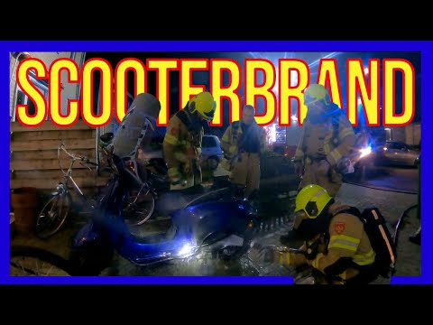 Scooterbrand - VOLUNTEERS DUTCH FIREFIGHTERS -