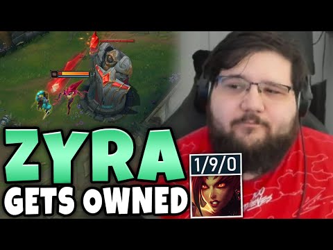 MASTER ZYRA PLAYER GETS A TASTE OF PINK WARD SHACO!! - League of Legends