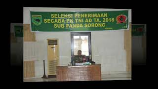 Download lagu SELEKSI PENERIMAAN SECABA PK TNI AD TA.2018 SUB PANDA SORONG mp3
