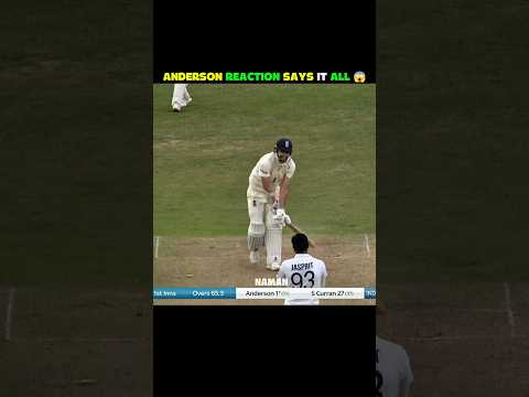 bumrah break the helmet of anderson ! 😱