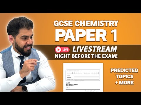 📝 GCSE Chemistry Paper 1 | 🔴 Live Stream @ 8:30PM | Predicted Topics | Combined & Triple Science