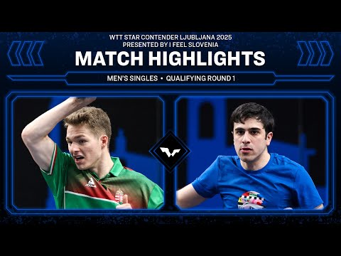 Andras Csaba vs Amirreza Abbasi | MS Qual | #WTTLjubljana 2025