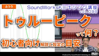  - トゥルーピークとは？ 初心者向けトゥルーピーク解説と設定目安 [難しさ：やさしい vol.098] ミキシング・MIXにおける歪みの知識